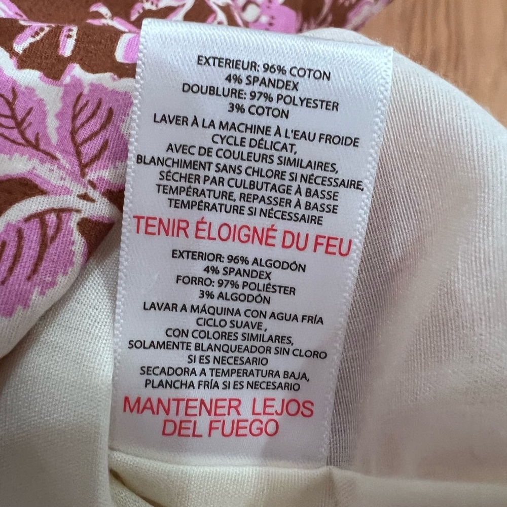 NWT Jason Wu One-shoulder A-line Floral Puff-sleeve Mini Dress, Pink/Brown, S - Picture 13 of 13